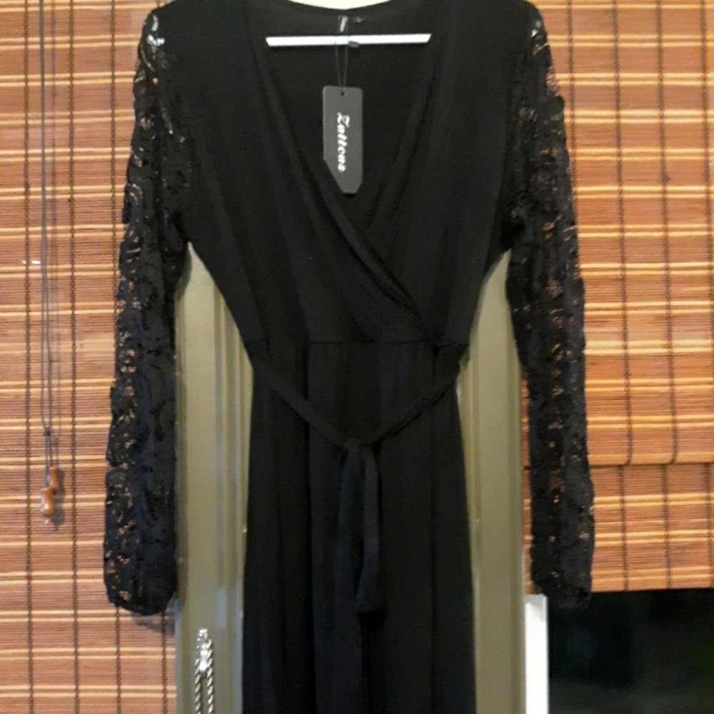 Long black dress